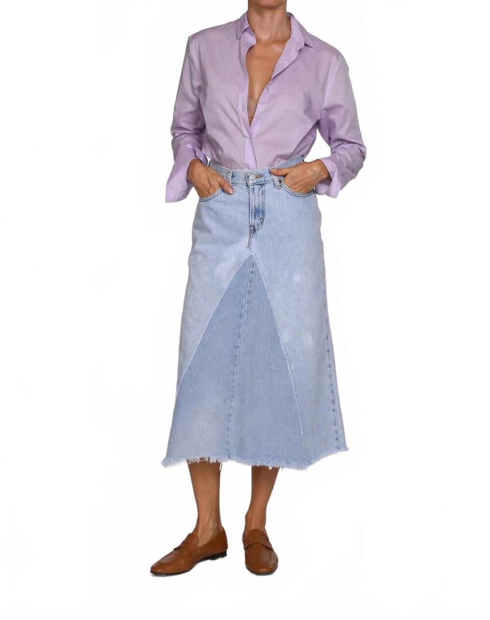 NEW CISSA classic shirt in wisteria